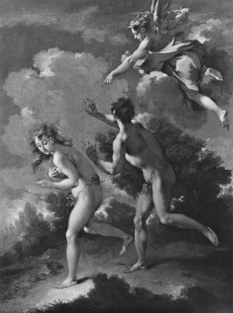Blomstrann, E. Irving — Rocca, Michele. Expulsion of Adam and Eve from Paradise — insieme